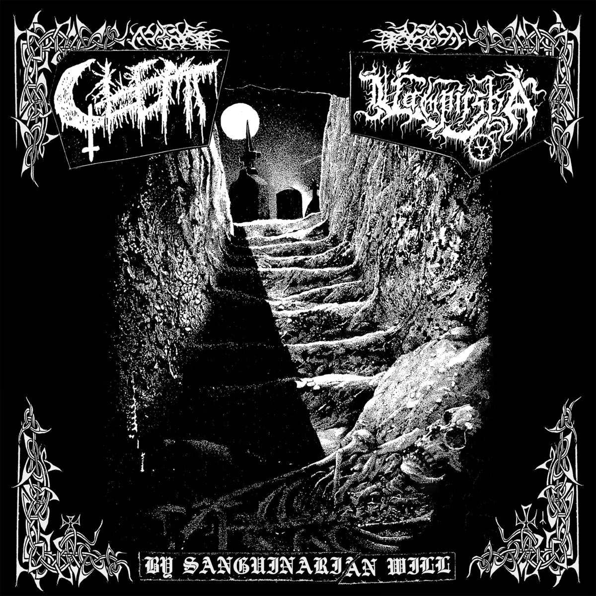 VAMPIRSKA / GLEMT - By Sanguinarian Will... LP