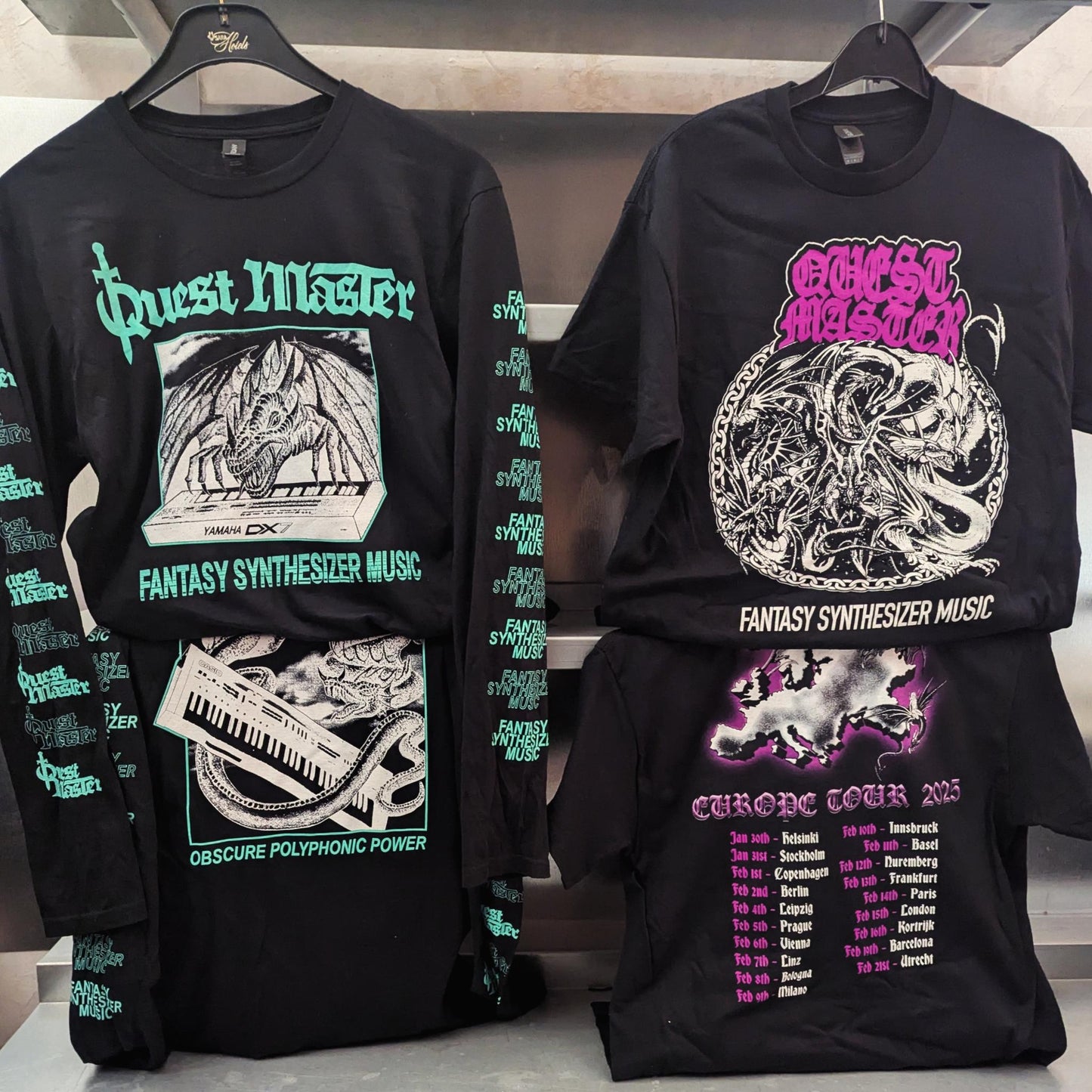 QUEST MASTER Tour Merch T-shirt and Long Sleeve