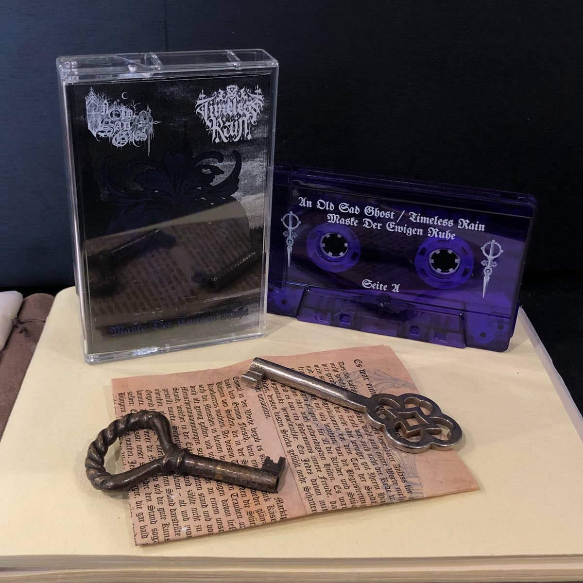 AN OLD SAD GHOST / TIMELESS RAIN - Die Maske der Ewigen Ruhe cassette