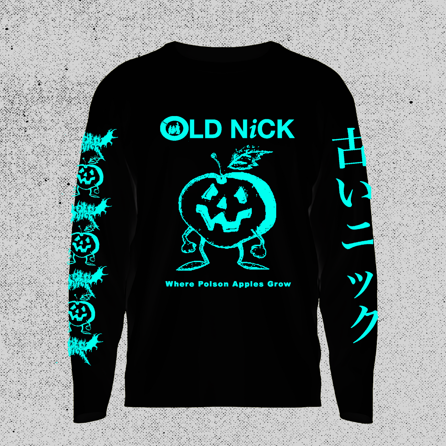 OLD NICK 4-sided Long Sleeve [BLACK]