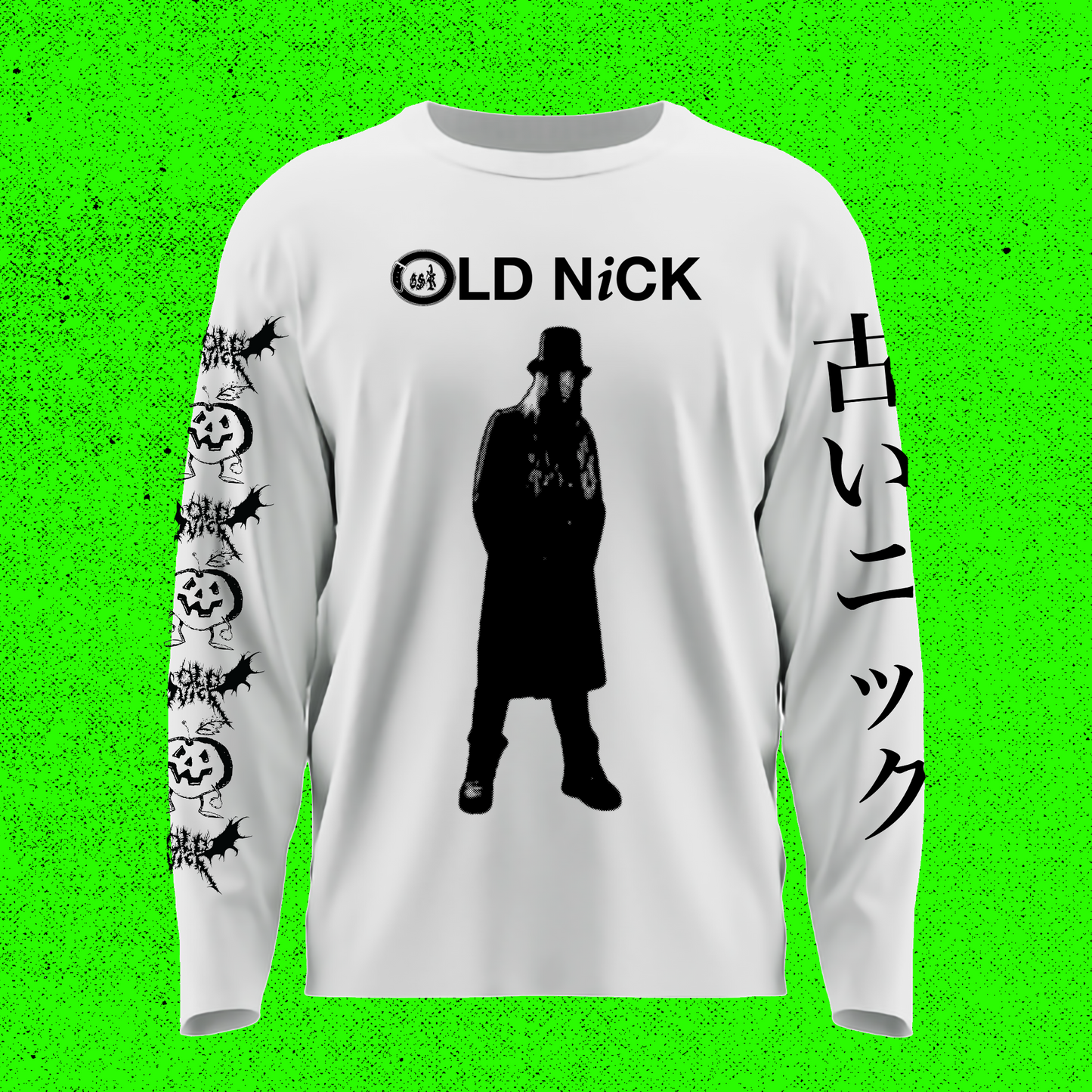 OLD NICK 4-sided Long Sleeve [WHITE]