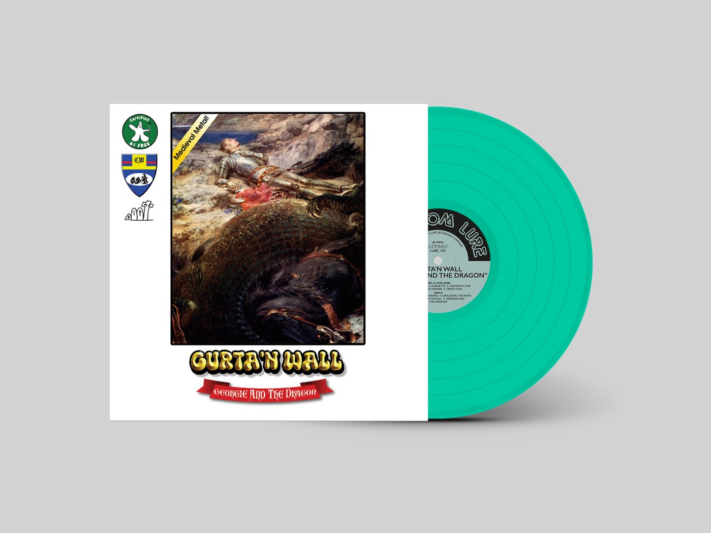 CURTA'N WALL - Georgie And The Dragon LP